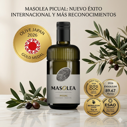 Masolea gana el Oro en Olive Japan 2026