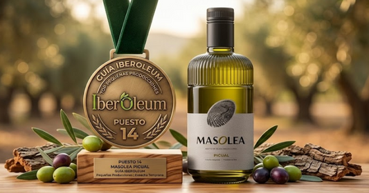 MASOLEA Picual en IberOleum: Puesto 14 en el Top Pequeñas Producciones