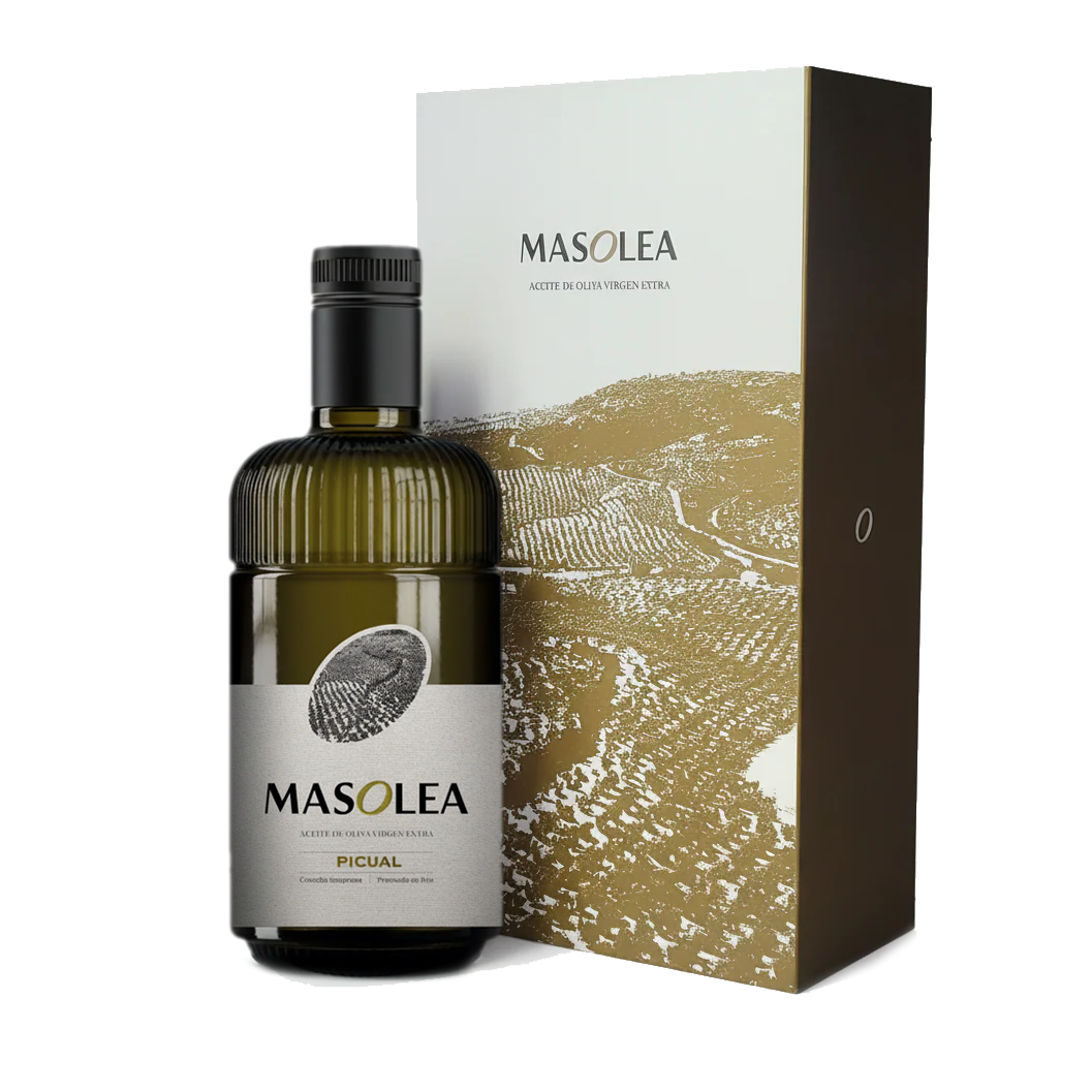 AOVE Picual 500ml con Estuche. Edición Limitada firmada a mano. Promoción campaña de Navidad