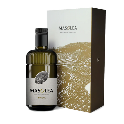 AOVE Picual 500ml con Estuche. Edición Limitada firmada a mano. Promoción campaña de Navidad