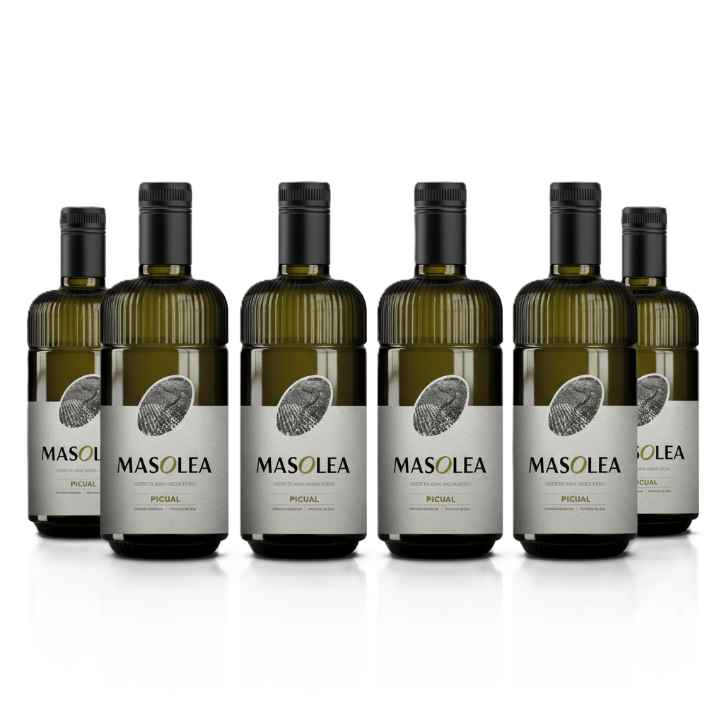 AOVE Picual 500ml PACK x 6. Precio especial + 2 estuches de regalo.