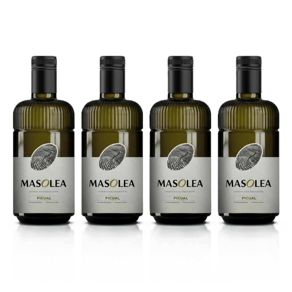 AOVE Picual 500ml PACK x 4. Precio especial + 1 estuche de regalo.